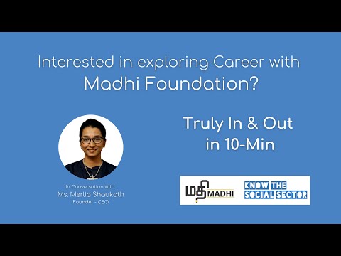  Madhi Foundation: Explore Career In Social Sector