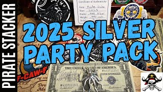 Pirate Party Pack For Sale with The Rat Stack 2025 Silver Pour Included!  #silver  #piratestacker