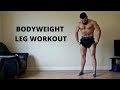 30 Min Bodyweight LEG Workout Follow Along - Follow Along Leg Workout At Home (NO EQUIPMENT)