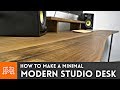 How to make a modern studio desk // Woodworking & Metalworking How to make a modern studio desk // Woodworking & Metalworking