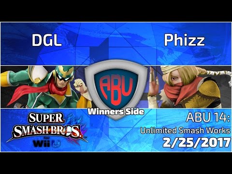 ABU Monthly 14: DGL (C. Falcon) Vs. Phizz (Sheik) - Smash 4 Singles Winners