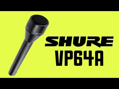 (2 of 3) Shure VP64A Omnidirectional Dynamic Handheld Mic 2009 - Present - Black image 6
