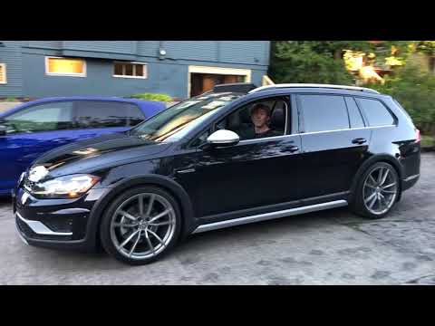 MK7 Golf Alltrack lowered on Eibachs