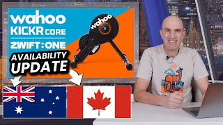 Wahoo KICKR CORE Zwift ONE Bundle now in Australia 🇦🇺 & Canada 🇨🇦