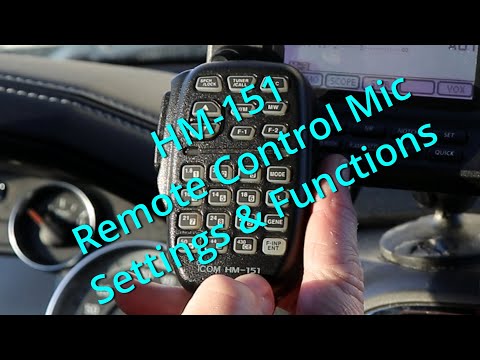 IC-7100 A to Z #17 HM-151 Remote Control Mic