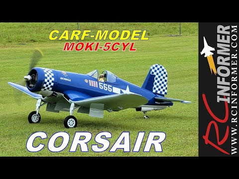 CARF-MODEL Corsair F4U-1D w/MOKI 5-cyl Radial at OSCEOLA Flyers By: RCINFORMER