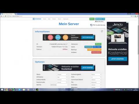 Kostenlosen Minecraft Server Erstellen der auch mit den meisten Modpacks geht