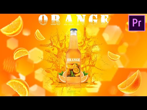 How to Create Professional Orange Motion Graphic Ads with Premiere Pro