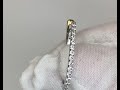 Сережки срібні доріжка з фіанітами (СВ1414)