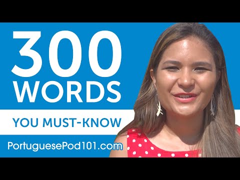 300 Words Every Portuguese Beginner Must Know