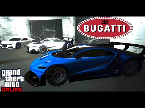 My Bugatti Collection Adder NERO Divo Truffade Thrax + Bonus Z-Type GTA Online 2020 Garage