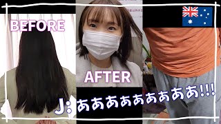 【オージー夫の反応は!?】日本で髪をバッサリと切ってみた!ロングヘアーが好きだった旦那はなんというのか!? 海外生活・一時帰国・移住