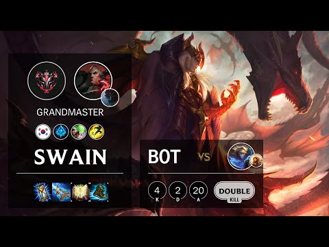 Swain Bot vs Ezreal - KR Grandmaster Patch 10.19