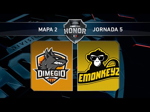 DIMEGIO vs EMONKEYZ - #LoLHonor5 - Mapa 2 - Jornada 5 - T10