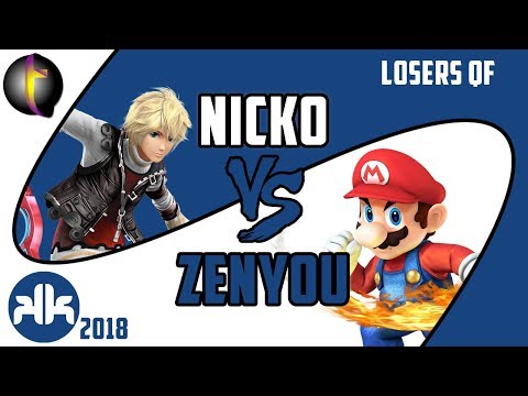 KKON18 Main Event: SSB Wii U - LQF - Nicko vs Zenyou