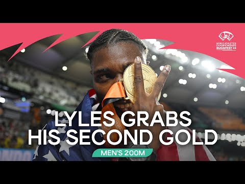 Noah Lyles completes magic sprint double 🔥 | World Athletics Championships Budapest 23
