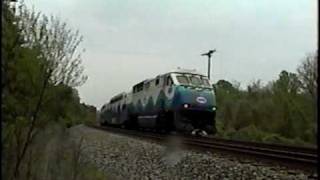preview picture of video 'VRE - Virginia Railway Express with Sounder Equipment - 2005'
