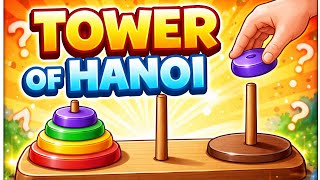 TOWER ? OF HANOI IN DSA ???✅. #hanoi #towe_hanoi #tower #dsa…