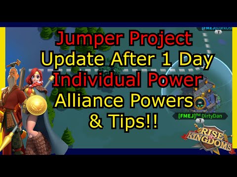 Jumper Project Update After 1 Day [Rise of Kingdoms]