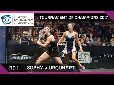 Squash: Sobhy v Urquhart - Tournament of Champions 2017 Rd 1 Highlights