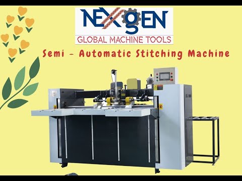 Semi Automatic Corrugated Box Stitching Machine