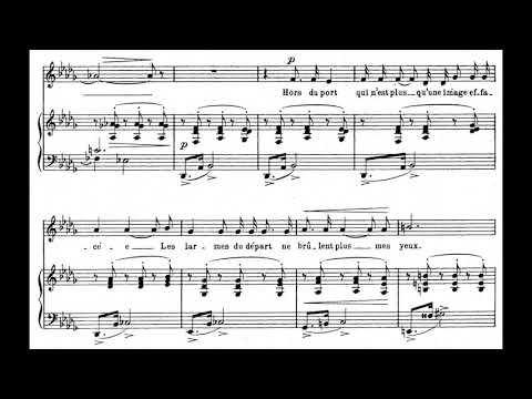 Gabriel Fauré - L'horizon chimérique, Op.118 (1921)