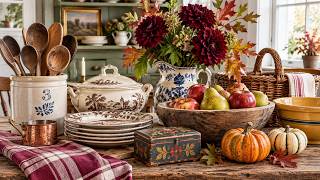 Flea Market Treasures for a Fall Cottage: Old Finds That Bring Charact