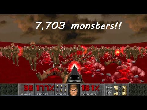 Lets play Doom 2: NUTS WAD 4 100% playthrough no cheats!! 14 minutes.