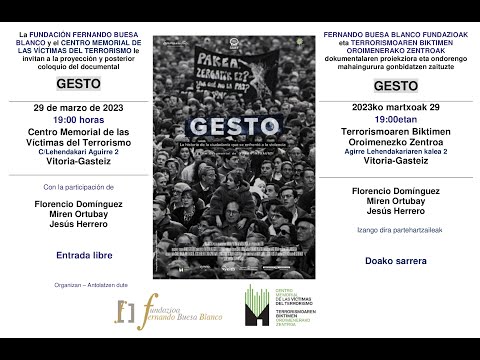 Coloquio sobre el documental «Gesto»