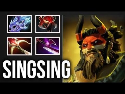WTF BUILD DOTA2 SingSing Carry Beastmaster with Madness Silver Edge Gameplay MMR Dota 2