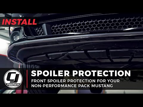 2015-2017 Non-Performance Pack Mustang Install | Front Spoiler Protection Kit