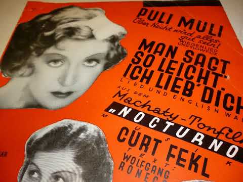 Jazz-Kapelle The Blue Boys, Max Lichtegg, Puli Muli, Slowfox, Wien, 1935