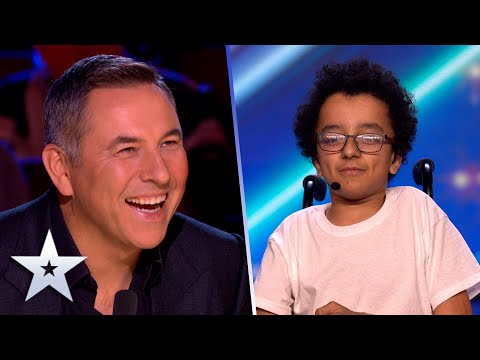 13-year-old Dante Marvin makes the Judges HOWL with WITTY comedy song | Auditions | BGT 2022