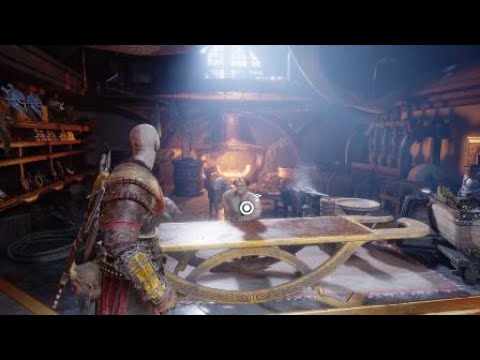 Lúnda calling Kratos handsome and calling Freya fine