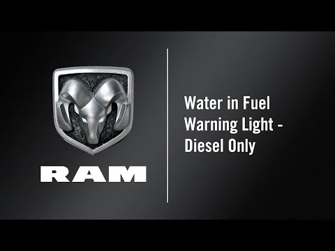 Water in Fuel Light - Diesel Only | How To | 2020 Ram 2500-3500