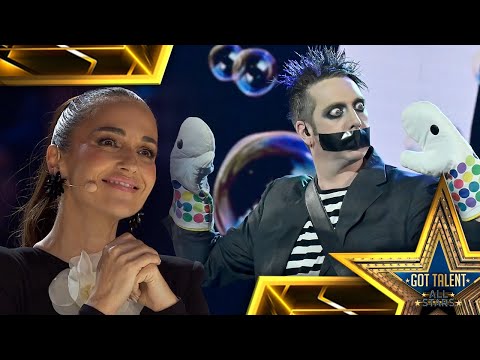 TAPE FACE wins over the jury WITHOUT SAYING A WORD | Auditions 01 | Got Talent: All-Stars 2023