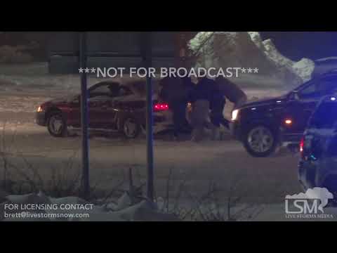 11-24-18 Silverthorne Co. I 70 Closed, Vehicles Stuck, Blowing Snow