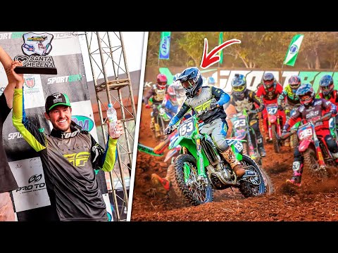 PELA PRIMEIRA VEZ NA VIDA EU SUBI NO PODIUM DO CAMPEONATO PARANAENSE DE MOTOCROSS