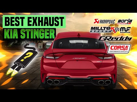 KIA Stinger Exhaust Sound V6 🔥 Twin Turbo,Straight Pipe,Review,Acceleration,Stock,Borla,Upgrade+