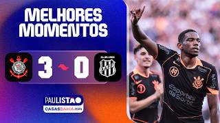 CORINTHIANS 3 X 0 PONTE PRETA | MELHORES MOMENTOS | 1ª RODADA | PAULISTÃO CASAS BAHIA