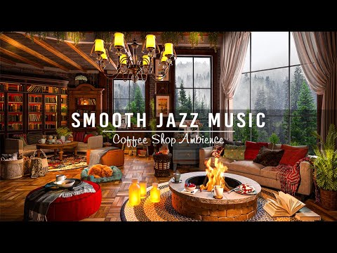 Cozy Coffee Shop Ambience & Smooth Jazz Music ~ Soft Instrumental Jazz Music for Work, Study, Focus