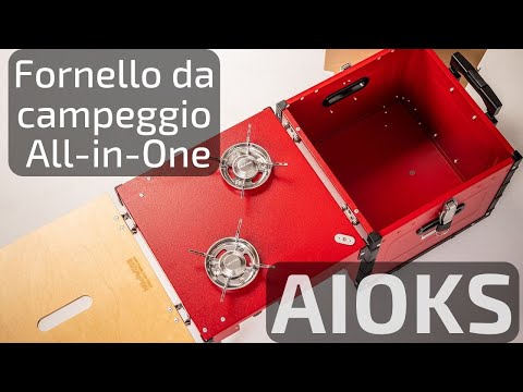 Fornello a gas portatile da campeggio - All In One - AIOKS