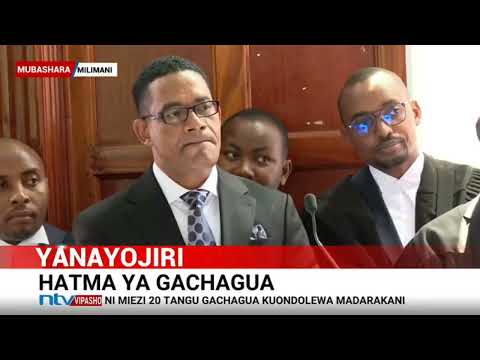 Three-judge bench declines to halt delivery of judgement in Gachagua impeachment case