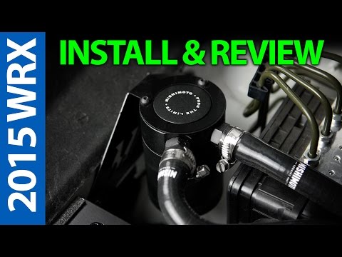 Mishimoto Baffled Oil Catch Can - 2015+ Subaru WRX - Install/Review