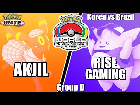Akjil vs Rise Gaming - World Championships 2023 Group D | Pokemon Unite