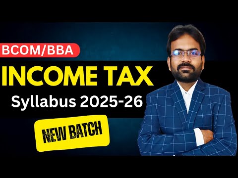 Income Tax New Slab for AY 2025 26 Assessment Year Amendments CWG for BCOM
