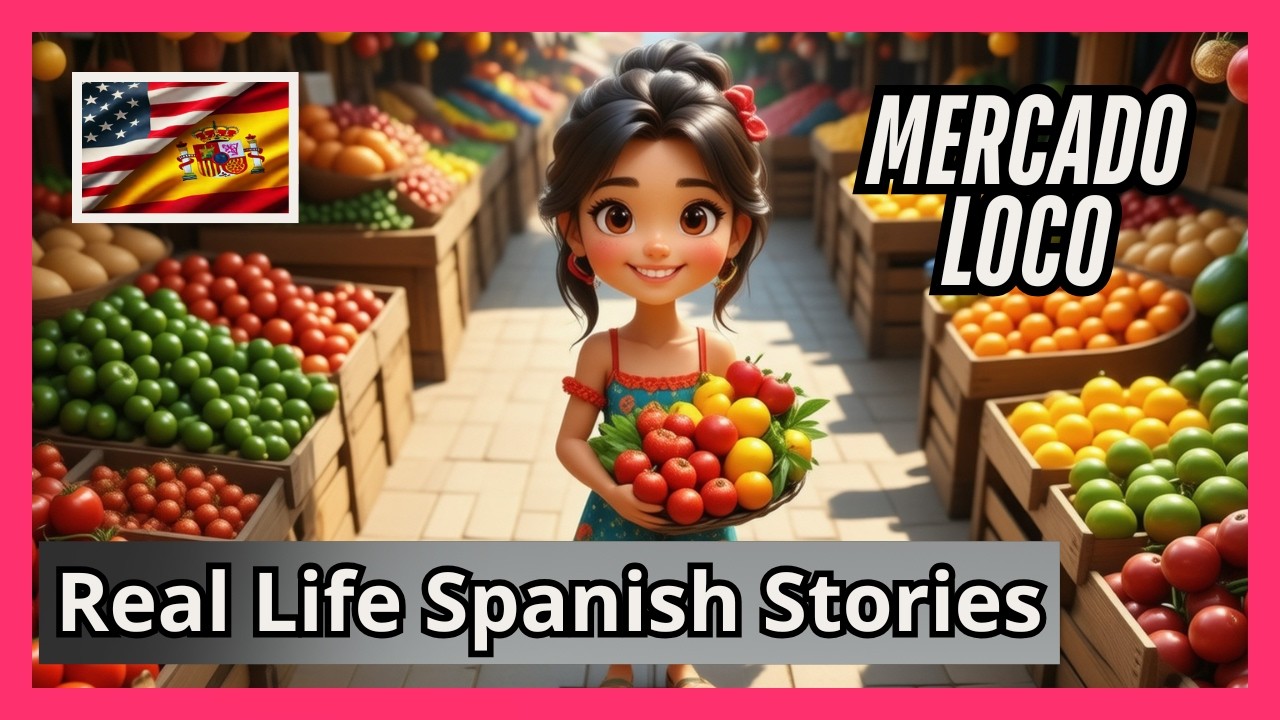 Learn Spanish With Easy Audio Story - Adventure in the Mexican Market