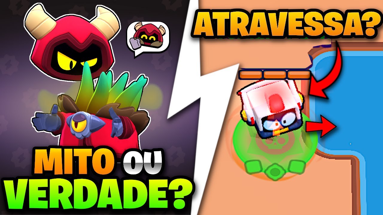 Verdades e Mitos sobre o R-T! A cabeça morre se a base morrer? Brawl Stars!