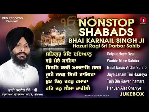NONSTOP SHABADS KIRTAN JUKEBOX - BH KARNAIL SINGH JI - REDRECORDSGURBANI -2023 - LATEST JUKEBOX