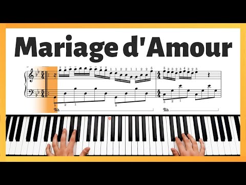 Mariage d'Amour - Paul de Senneville | Piano Tutorial